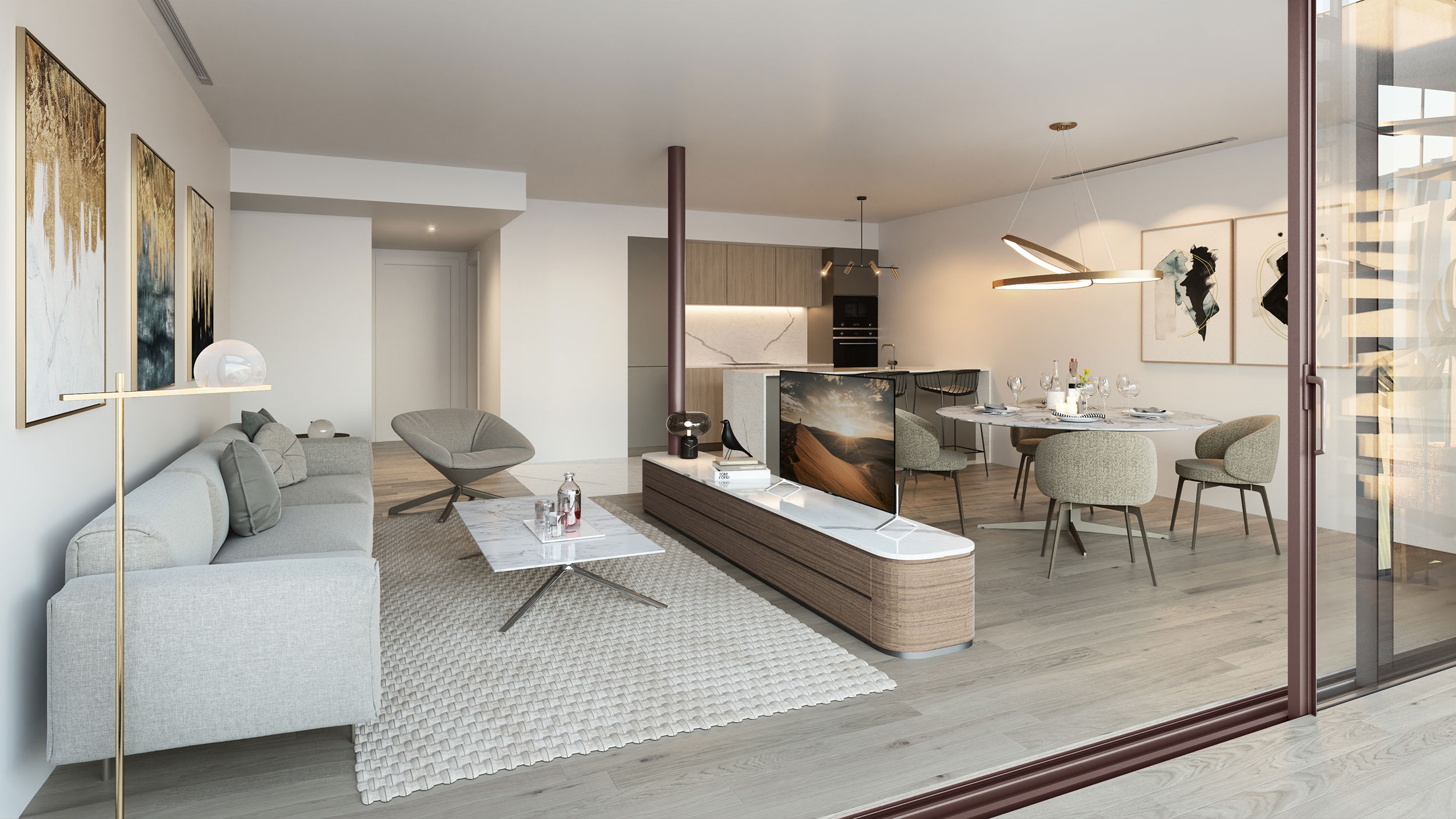 Newly built residence in the attractive area of Santa Catalina